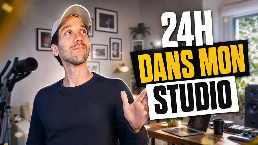 Après : la même composition, le visage d'Ismael, « 24h dans mon studio »