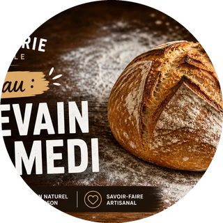 Boulangère, Photo de profil recadré