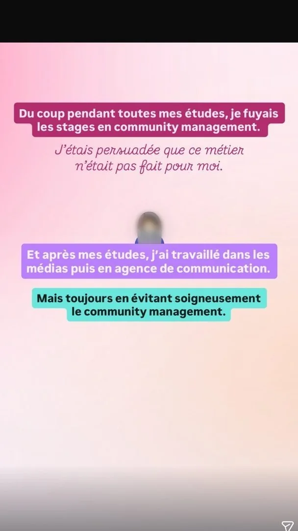 Story d’origine 3 sur 4 (histoire perso), visages cachés