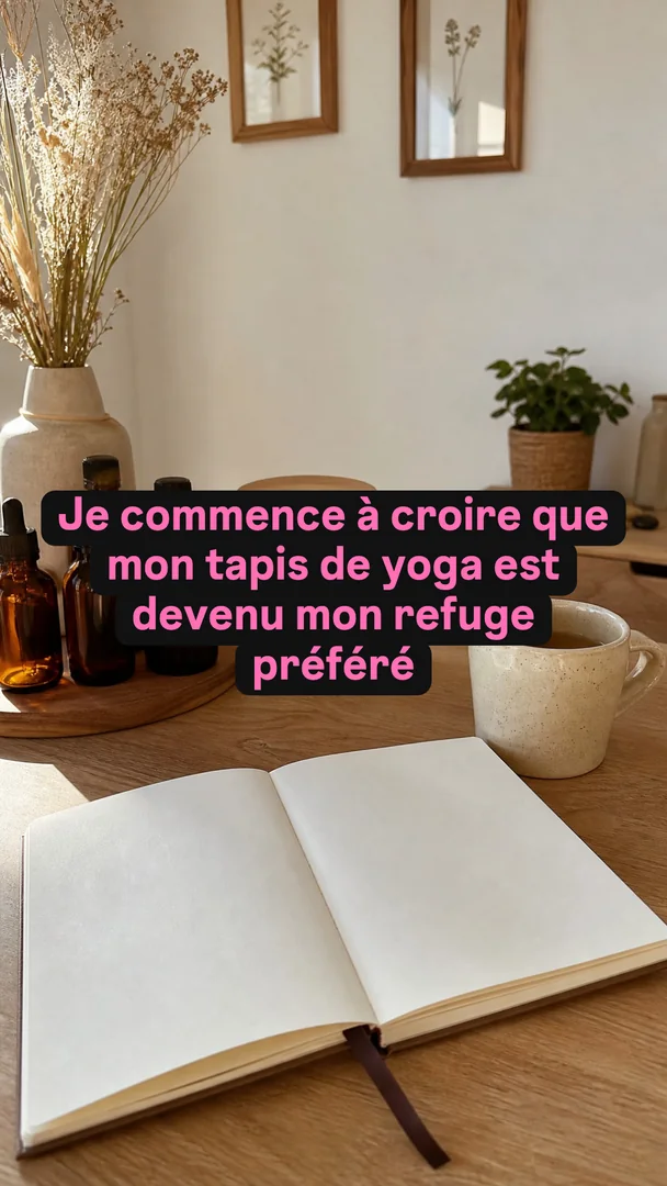 Le texte en écriture Strong à l'encre rose, sur sa pastille sombre, sur la photo d'un bureau de naturopathe